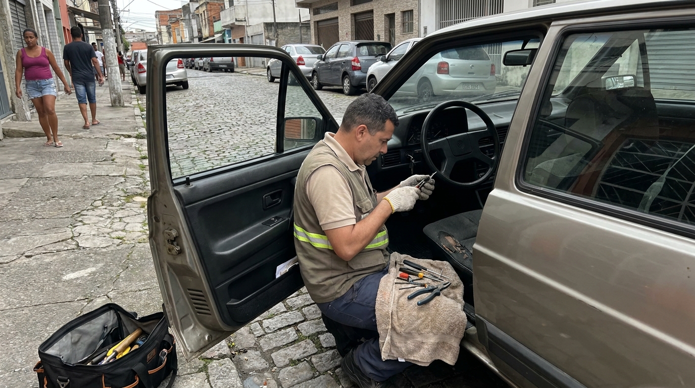 Extração de Chave Quebrada em Curitiba‑PR