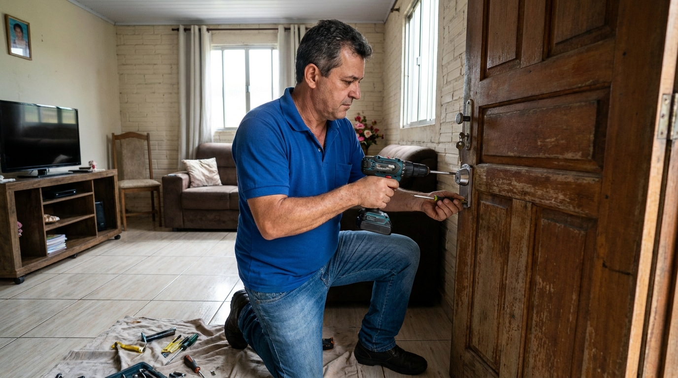 Serviço de Instalação de Fechadura Residencial em Curitiba‑PR